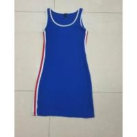 ราคา ชุดเดรสสั้นผ้ายืด แนวสปอร์ต เข้ารูป สีน้ำเงิน (7753627338)