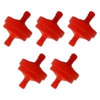 ราคา ตัวกรองเชื้อเพลิง 5 ชิ้นสําหรับ Briggs Stratton 298090 298090S Toro 42-5240 56-6360 เครื่องตัดหญ้า 1/4 "Inline Garden Trimmer Part (24145794822)