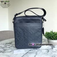 ราคา COACH M CHARLES FLIGHT BAG IN SIGNATURE CROSSGRAIN LEATHER : F11741 (MIDNIGHT) (coachbysuphitcha) (818317426)