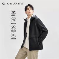 ราคา Giordano MEN เสื้อกันลมมีฮู้ดผ้าฟลีซ Polar 01074703 (27777284477)