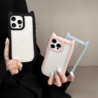 ราคา หูแมว ไอโฟน เคสโทรศัพท์ แอปเปิล 16 เคสโทรศัพท์ ไอโฟน14 อะคริลิคใสน่ารักหญิง 13 ผู้มีอิทธิพล อิน (42961998244)