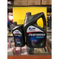 ราคา น้ำมันเครื่องกึ่งสังเคราะห์ สำหรับเครื่องยนต์เบนซิล สำหรับรถแก๊ส NGV Performa NGV 10w40 ปตท PTT (24125665524)