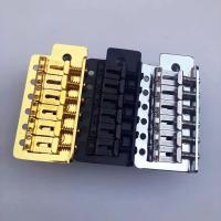 ราคา Fender Tremolo Bridge System สําหรับมาตรฐาน Fender Stratocaster สไตล์กีตาร์ไฟฟ้าทอง/โครเมี่ยม/สีดํา (23148332702)