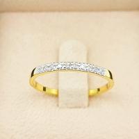 ราคา SK Jewelry แหวนแถว เพชร 10 เม็ดทองแท้ 9K (37.50%) สินค้ายอดนิยม สินค้าขายดี SK-R0025 (8648233240)