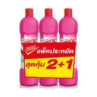 ราคา น้ำยาทำความสะอาดห้องน้ำ VIXOL 900ml แพ็ค3 ชมพู (14574383204)