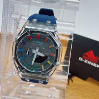 ราคา นาฬิกาข้อมือ แบรนด์ดีไซเนอร์ D-zIner ระบบดิจิตอล อนาลอค ตัวเรือนใส สายสีแฟชั่นสไตล์เพบอยกันน้ำได้ (29580046286)