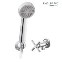ราคา ENGLEFIELD Giro shower valve with hand shower Set วาล์วเปิด-ปิดน้ำ รุ่นจีโร่ พร้อมฝักบัวสายอ่อน K-23197X-CP (2537807463)