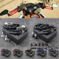 ราคา เหมาะสําหรับ Honda CM500 CM300 Rebel Rebel500 ดัดแปลงกระจกมองหลังแฮนด์กระจก CNC (40763010101)