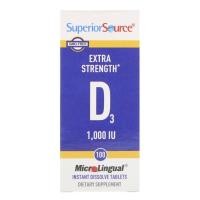 ราคา Vitamin D3 1000IU แบบอมใต้ลิ้น เม็ดจิ๋วรสนมอมสบายได้คุณภาพ (6072111929)