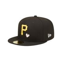 ราคา New Era หมวกรุ่น Pittsburgh Pirates Team Heart 59Fifty Mlb Black 59Fifty Cap (43410663976)