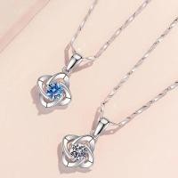 ราคา สร้อยคอ สร้อยคอสี่แฉกจี้เพชร ลายโซ่กระดูก แฟชั่น สไตล์เกาหลีอินเทรนด์ อารมณ์เรียบง่าย เครื่องประดับ (29226040211)