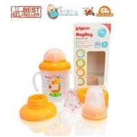 ราคา Pigeon Mag-Mag All In One Set / Pigeon Magmag Step 1-4 Training Cup อุปกรณ์ MPASI ขวดดื่มสําหรับเด็ก (28815166519)