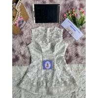 ราคา เดรสเจ้าสาว เดรสงานแต่ง เดรสสั้นสีขาวผ้าลูกไม้แต่งผ้ามุง (20970672167)