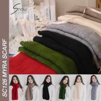 ราคา SNOWCOVER - SC126 Myra Scarf ผ้าพันคอไหมพรมผสมวูล ทอลายสวย ใส่อุ่น (23984142482)