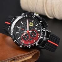 ราคา Ferrari Ferrari Ferrari Stainless Steel Case Rubber Strap Mens Watch Rui Watch ys (28133624416)