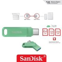 ราคา SanDisk Dual Drive Go 64GB USB3.1 เขียว Gen1 Flash Drive Type C Speed150mbs (SDDDC3-064G-G46AG) (4140652544)