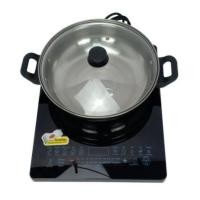 ราคา IMARFLEX เตาแผ่นความร้อนไฟฟ้า รุ่น IF-404 แถมฟรีหม้อสแตนเลส ฝาแก้ว กำลังไฟ 1700 W (5846183339)