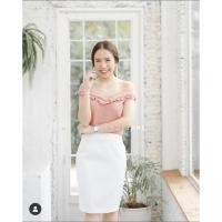 ราคา LJ090 Ladyjane Luna skirt สีขาว size s (3665119957)