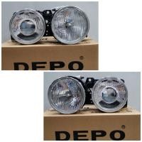 ราคา ไฟหน้า​โปร​เจ็คเตอร์​ BMW​ 3​ SERIES​ E30 '84-91 ไฟยิ้ม​ ของใหม่ (1คู่) (4450000547)