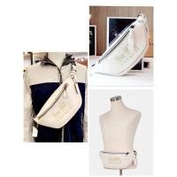 ราคา (ผ่อน0%) WARREN BELT BAG WITH HORSE AND CARRIAGE (COACH C4137) กระเป๋าคาดอก คาดเอว หนังแท้สีขาว 13 (25089476422)