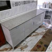 ราคา ตู้ครัวอลูมิเนียมแท้ 100% / 100 , 120, 150 , 195 CM / TOP หินแกรนิตแท้ (5581396400)