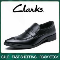 ราคา สีดำ Clarks_รองเท้าผู้ชาย รุ่น รองเท้าหนังแท้ รองเท้าทา (26853414227)