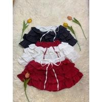 ราคา กระโปรงแต่งระบายชั้นๆ ผ้าครัช มีซับใน (42400516282)