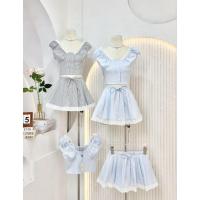 ราคา style.anda ชุดเซ็ทเสื้อ กระโปรงแต่งขอบลูกไม้ มีซับใน pkn001 (26532035771)