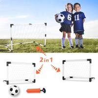 ราคา ตาข่ายโกลฟุตบอล สําหรับฝึกเล่นฟุตบอล โกลฟุตบอลพร้อมอุปกรณ์ ประตูโกล ประตูฟุตบอล พร้อมแป้นบาส​ 2in1 (13225076327)