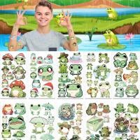 ราคา ❀ ถาม สติ๊กเกอร์รอยสักชั่วคราวกบตลก ❀ 10แผ่น/ชุดรอยสักกันน้ําสําหรับเซ็กซี่แขนกระดูกไหปลาร้าร่างกายศิลปะมือเท้า (29226045984)