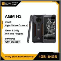 ราคา AGM H3 IP68/IP69K Waterproof Rugged Phone Night Vision Celular 5.7&quot; 5400mAh Smartphone Android 11 Mobile Phone (22767799218)
