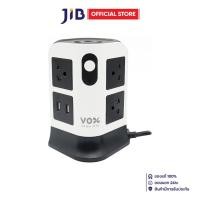 ราคา PLUG (ปลั๊กไฟ) VOX NOVA SERIES TOWER POWER STRIP NV-T272U - 7 SOCKET 2 SWITCH 2 USB 3M (BLACK/WHITE) (F5ST3-VS1-T7221) (28535511661)