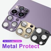 ราคา ฝาครอบเลนส์กล้อง โลหะ สําหรับ Compatible for iPhone 16 15 11 12 13 14 Pro Max 12 Pro 13 Pro 11 Pro 12 13 Mini 14 Plus (23216527609)