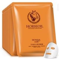 ราคา มาร์คหน้าแผ่นน้ำมันม้า Horse oil mask sheet 10 sheets (44155749833)
