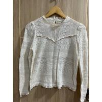 ราคา เสื้อลูกไม้สีครีม ไซส์ S (26424860264)