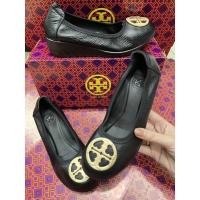 ราคา Tory Burch Wedges Logo หนังวัวแท้ 100% (26265146179)
