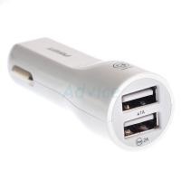 ราคา 2USB Car Charger 'PISEN' (TS-C063) White (1923167691)