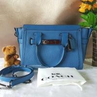 ราคา COACH 34816 COACH SWAGGER 27 IN  PEBBLE LEATHER (641890777)