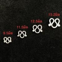 ราคา ตะขอสร้อยตัว M เงินแท้ ขนาด 9.5,11.5,12.5,13.0,13.6,15.2 มิล/ราคา 100,130,150,160,180,200 บาท ราคาต่อชิ้น งานฝีมือ (24669022715)
