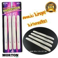 ราคา ยางกันกระแทกประตูรถยนต์ AUTO Plus กันกระแทกขอบประตู กันกระแทกประตูรถ MIX-080 มีโครเมียม (สีขาว) (6816019097)