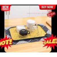 ราคา ถาดรองแก้วน้ำ ถาดระบายน้ำพลาสติกสี่เหลี่ยมคู่โต๊ะกาแฟถ้วยชา (12386875104)