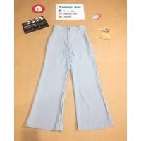 ราคา กางเกงผ้าฮานาโกะขายาวสีเทา (1318235534)