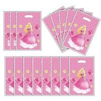 ราคา 10/20/30ชิ้นตุ๊กตาบาร์บี้งานเลี้ยงวันเกิดถุงขนมพลาสติกถุงGoodyกระเป๋าตุ๊กตาบาร์บี้อุปกรณ์งานเลี้ยงวันเกิดตกแต่ง (42103746883)