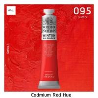 ราคา สีน้ำมัน Winsor and Newton 200 ml ( เบอร์ 5 ) สี 095 Cadmium Red Hue ( สีน้ำมัน winton วินตั้น) (6518123820)