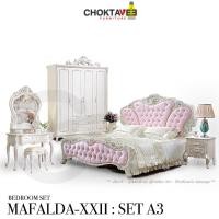 ราคา ชุดห้องนอนวินเทจ หลุยส์ เจ้าหญิง เซ็ต5ชิ้น (Platinum White Series) รุ่น MAFALDA-XXII : A3 [Pick Collection] (20627401473)