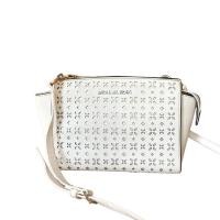 ราคา Michael Kors กระเป๋าสะพายสีขาว กระเป๋ามือสอง (19871814178)