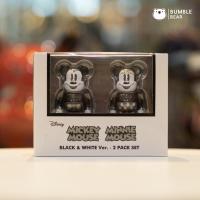 ราคา [‼️ของแท้‼️] 100% Bearbrick Mickey Mouse & Minnie Mouse [Black & White Ver.] (8688207060)