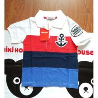 ราคา เสื้อยืด เสื้อโปโลเด็ก สไตล์ mikihouse มือ 1 ป้ายห้อยงานปักค่ะ (2887630470)