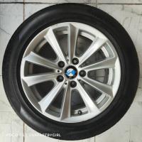 ราคา (ราคาต่อวง)แม็กBMWแท้ขอบ17 พร้อมยางPirelli RunFlat CinturatoP7 225/55R17 ปี20(2420) #17x8J #5รู120 #ดุม72.6 #ET30 สีเดิม (29760273715)