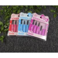 ราคา LOVELY COSMETIC TOOL (EYE SHADOW STICK+EYE BROW BRUSH+LIP BRSH+EYE SHADOW BRUSH) (25508345481)